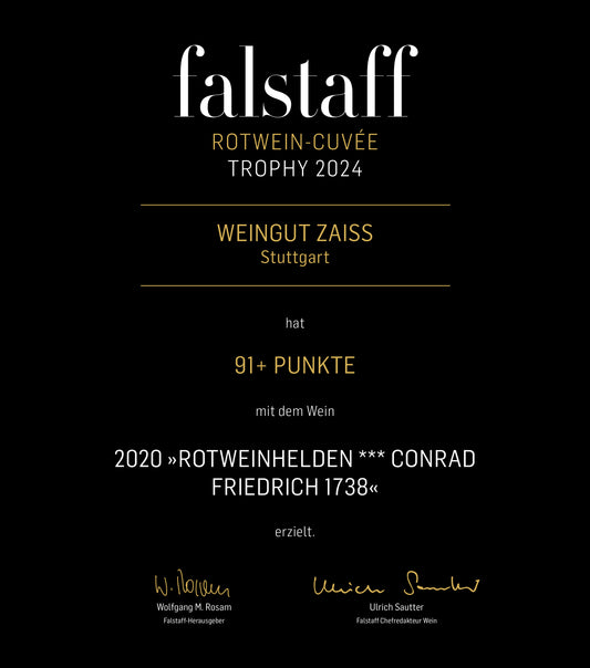 fastaff | Rotwein-Cuvée Trophy 2024 | 91,5 Punkte