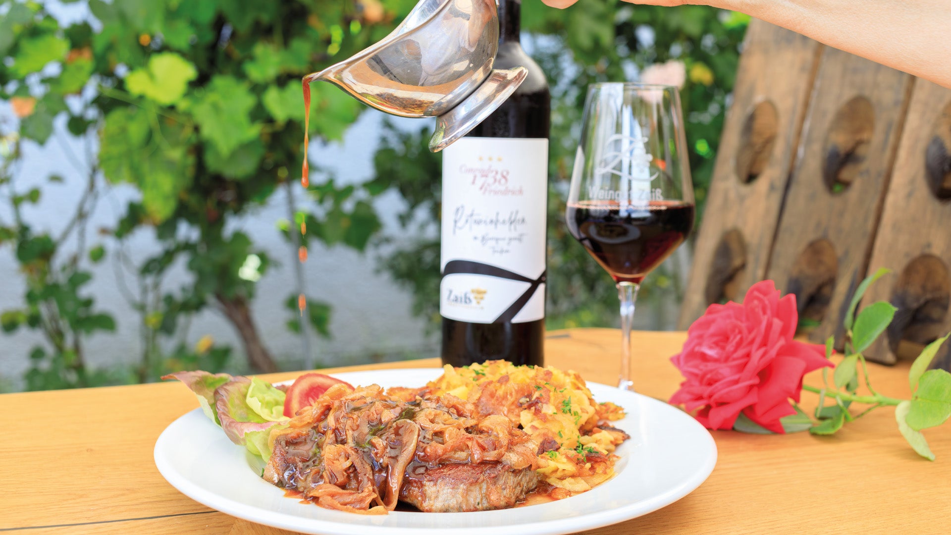 Zwiebelrostbraten | Haus- & Hoffest | Weingut Zaiß