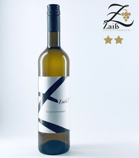 Gewürztraminer ** QbA edelsüß Weißwein | Halbtrockener Wein | Weingut Zaiß | Stuttgart-Obertürkheim
