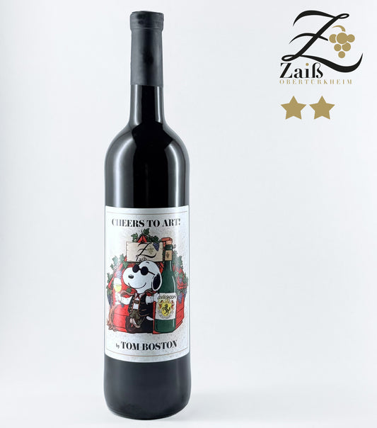 TOM BOSTON "CHEERS TO ART!" Lemberger ** 0.75l - Limited Edition (25 Stück signiert)