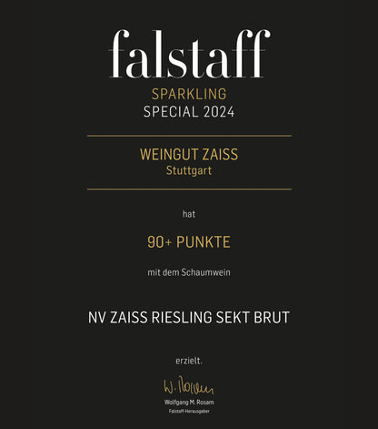 Urkunde falstaff Sparkling Special 2024 | Riesling Sekt - brut - | Weingut Zaiß