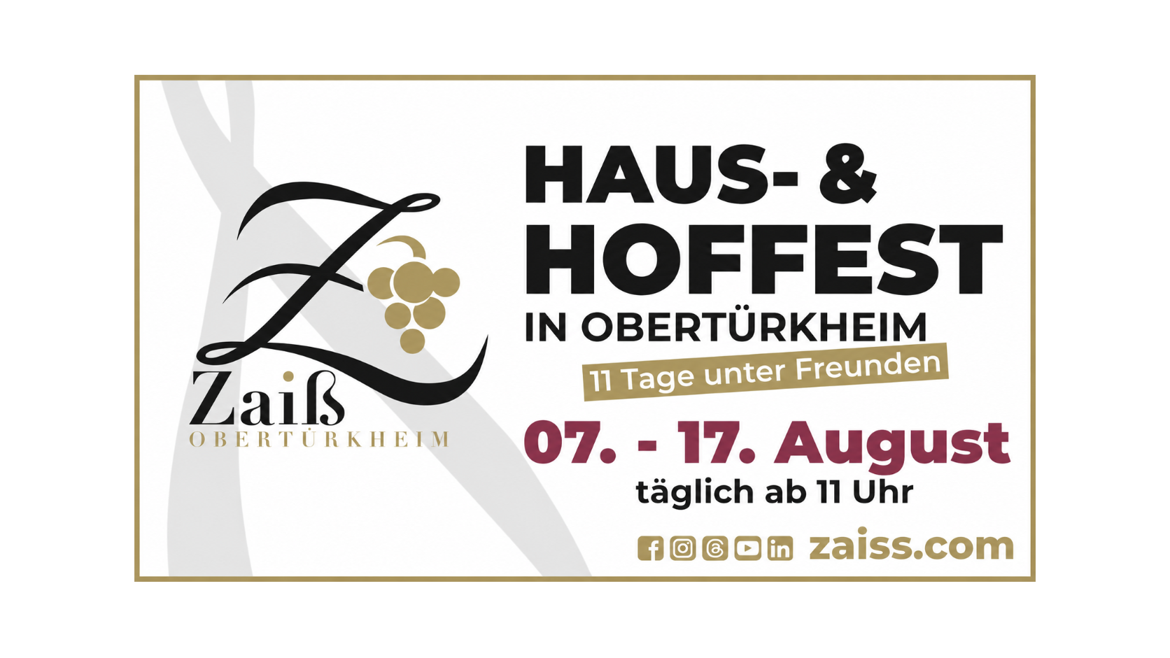 Haus & Hoffest 2026 Startseite